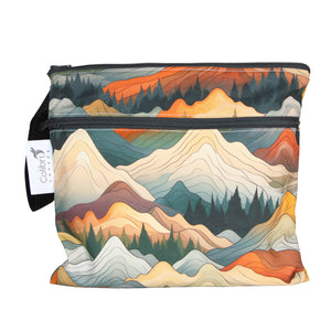 Mountains Small Double Duty Wet Bag